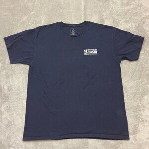 Vans Off the Wall Hawaii T-shirt Hula Girl XL Cotton Navy Blue